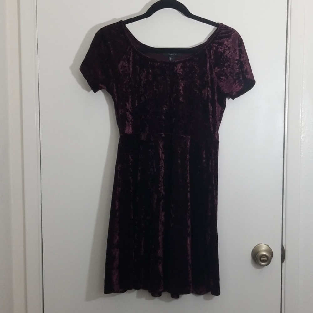 Velvet Skater Dress